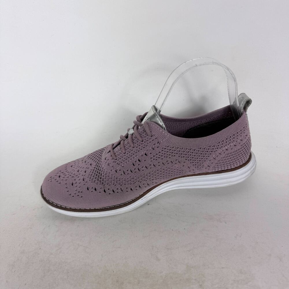 Cole Haan OriginalGrand Wingtip Oxfords Women's 7 Purple Stitchlite Comfort - Picture 6 of 10